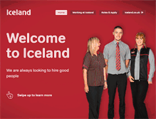 Tablet Screenshot of jobs.iceland.co.uk